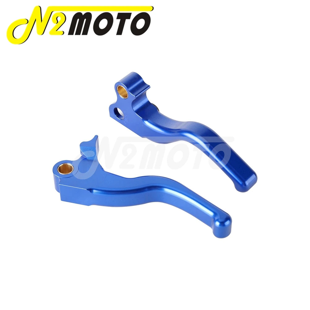 Leviers de frein et d'embrayage courts noirs pour Harley Touring - vue 5