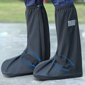 Couvre-bottes imperméables tige haute avec zip latéral et réfléchissants - vue 5