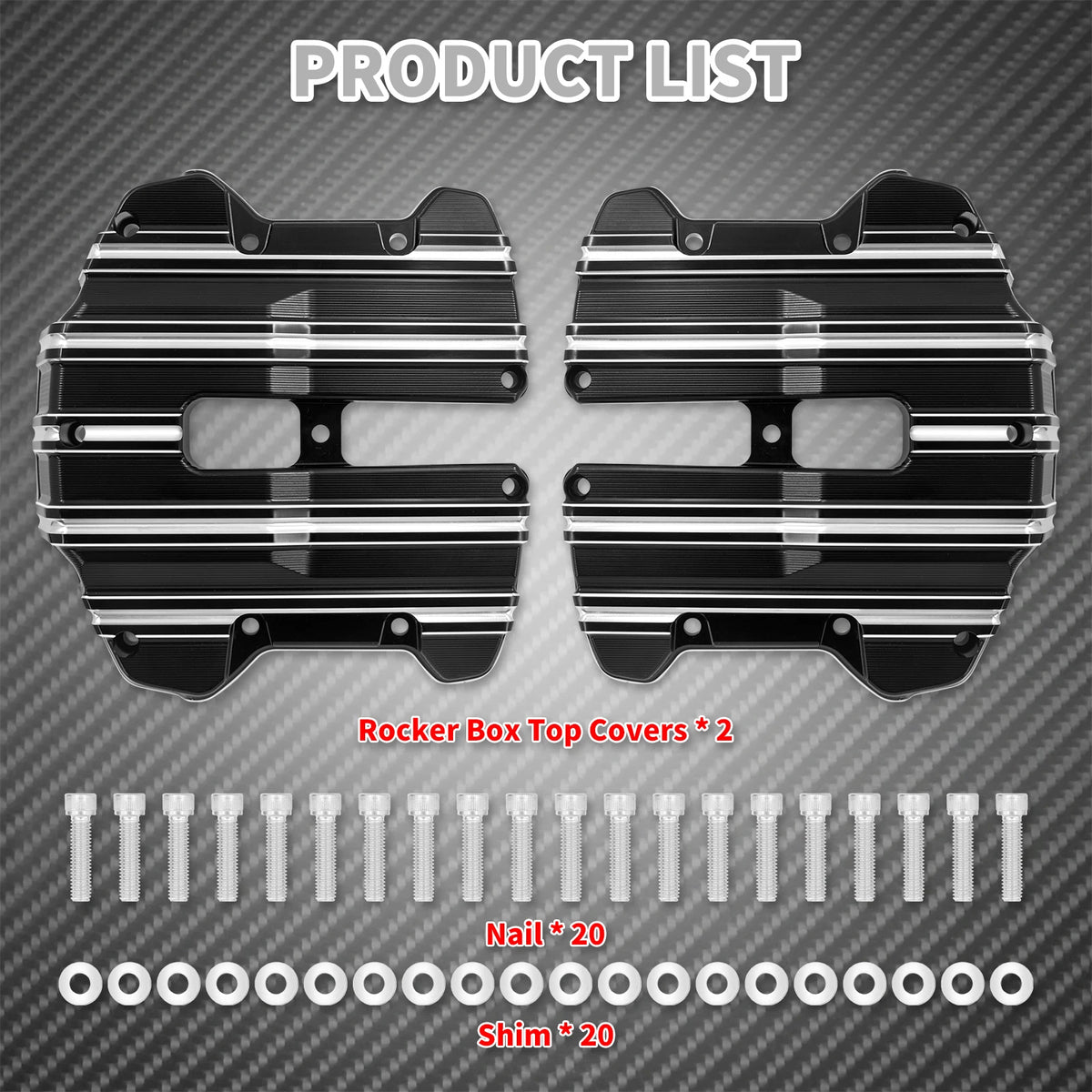 Caches de Culbuteurs (Rocker Box) en Aluminium Billet - Harley-Davidson M8 Touring, Softail, Trike – photo 5/8