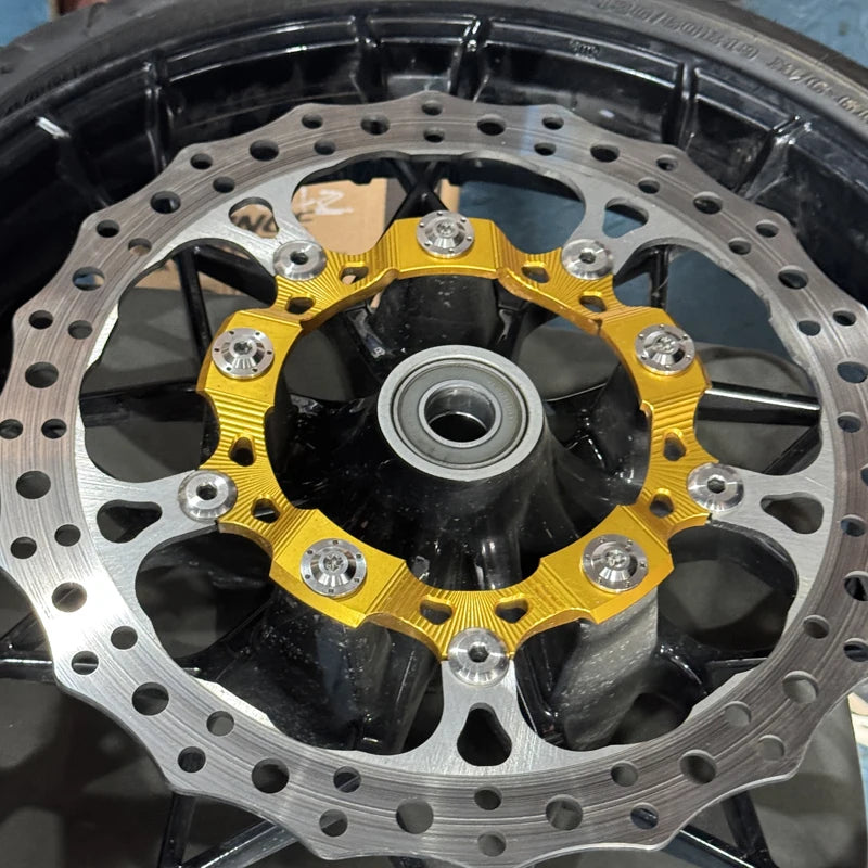 Kit de Boulons de Disque de Frein Avant en Titane pour Harley Touring 2014-2024 – photo 3/12