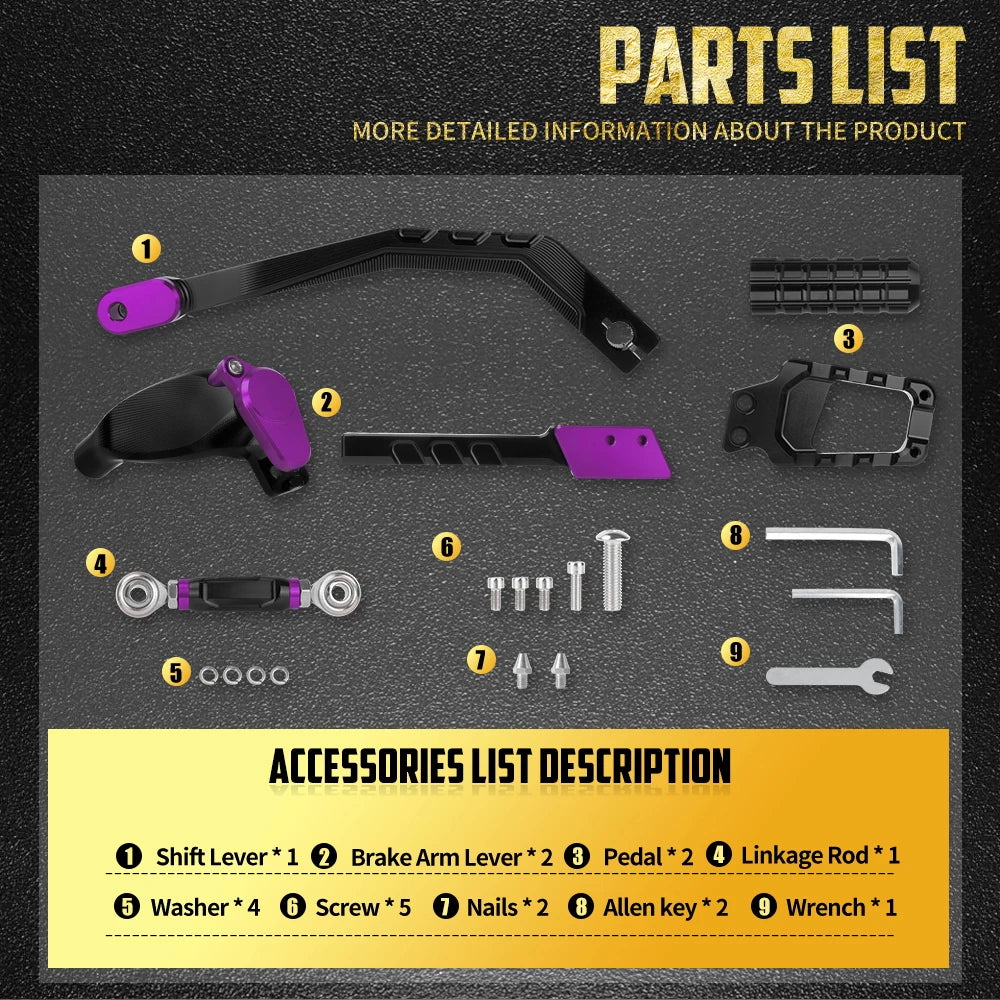 Kit de commandes centrales (mid control) avec repose-pieds - Harley Softail Low Rider 2020-2025, FXBB, Street Bob – photo 5/10