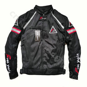 Blouson moto homme respirant, protections amovibles - vue 5