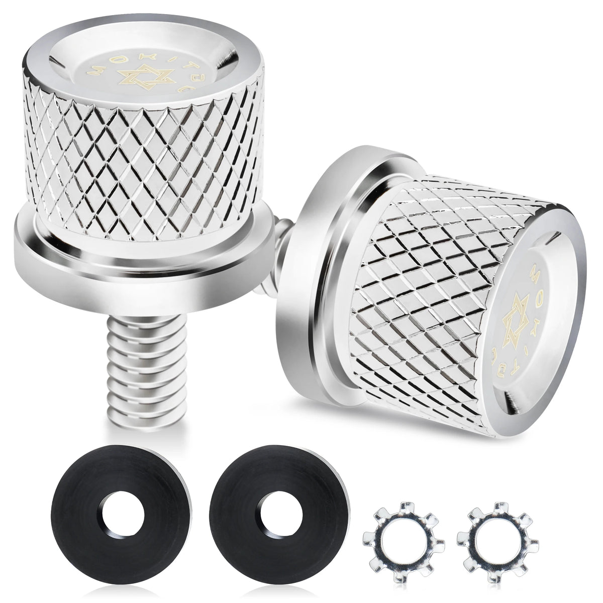 Boulons de Selle Moletés (Filetage 1/4-20) - Harley-Davidson Touring, Softail, Dyna, Sportster 1996 et plus – photo 10/12