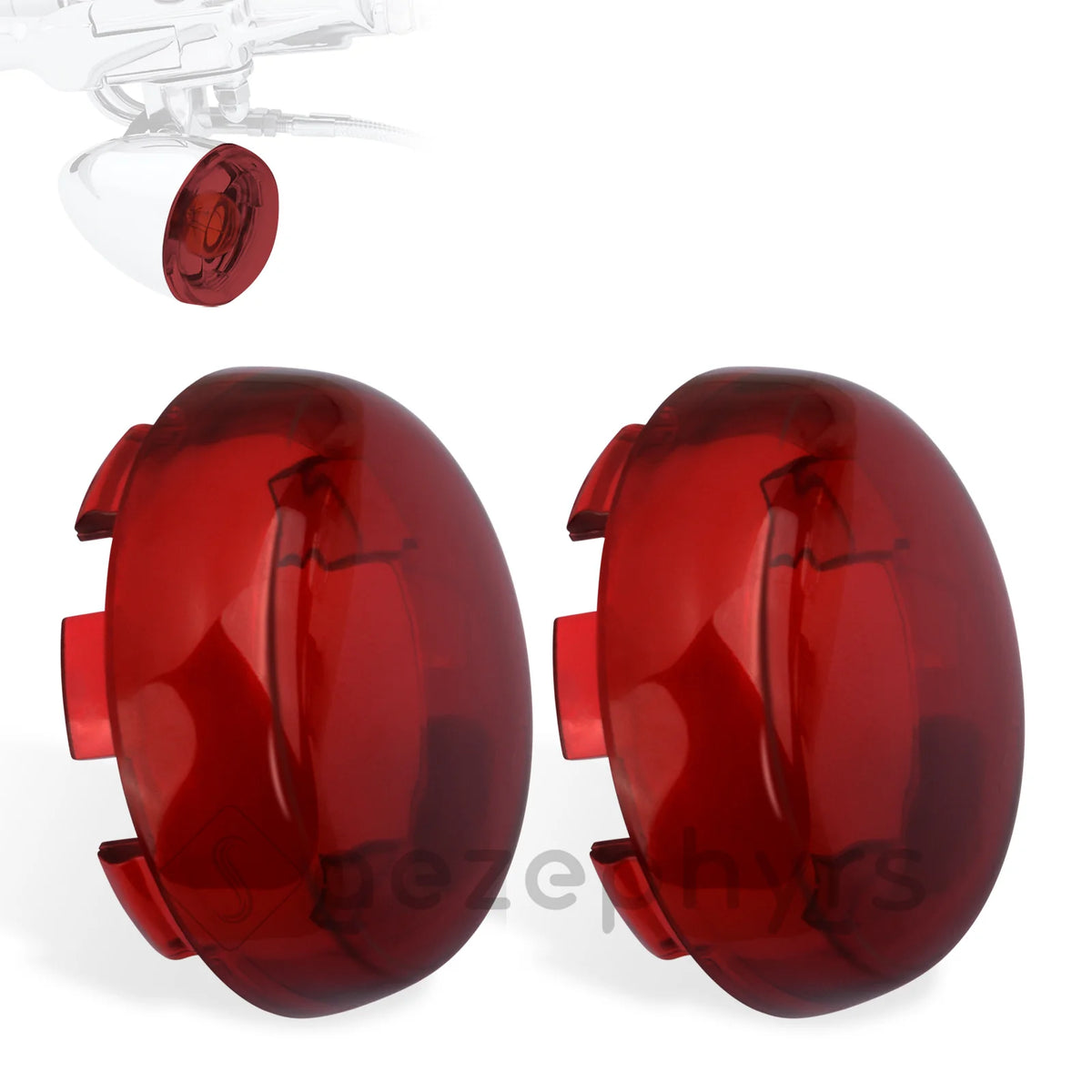 Lentille de clignotant bullet pour Harley Touring - vue 5