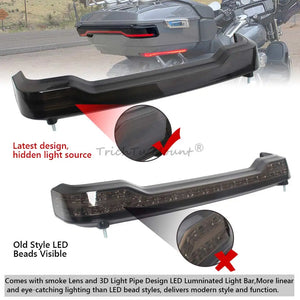 Feu arrière LED fumé monté sur une valise Tour-Pak de Harley-Davidson Touring - vue 3