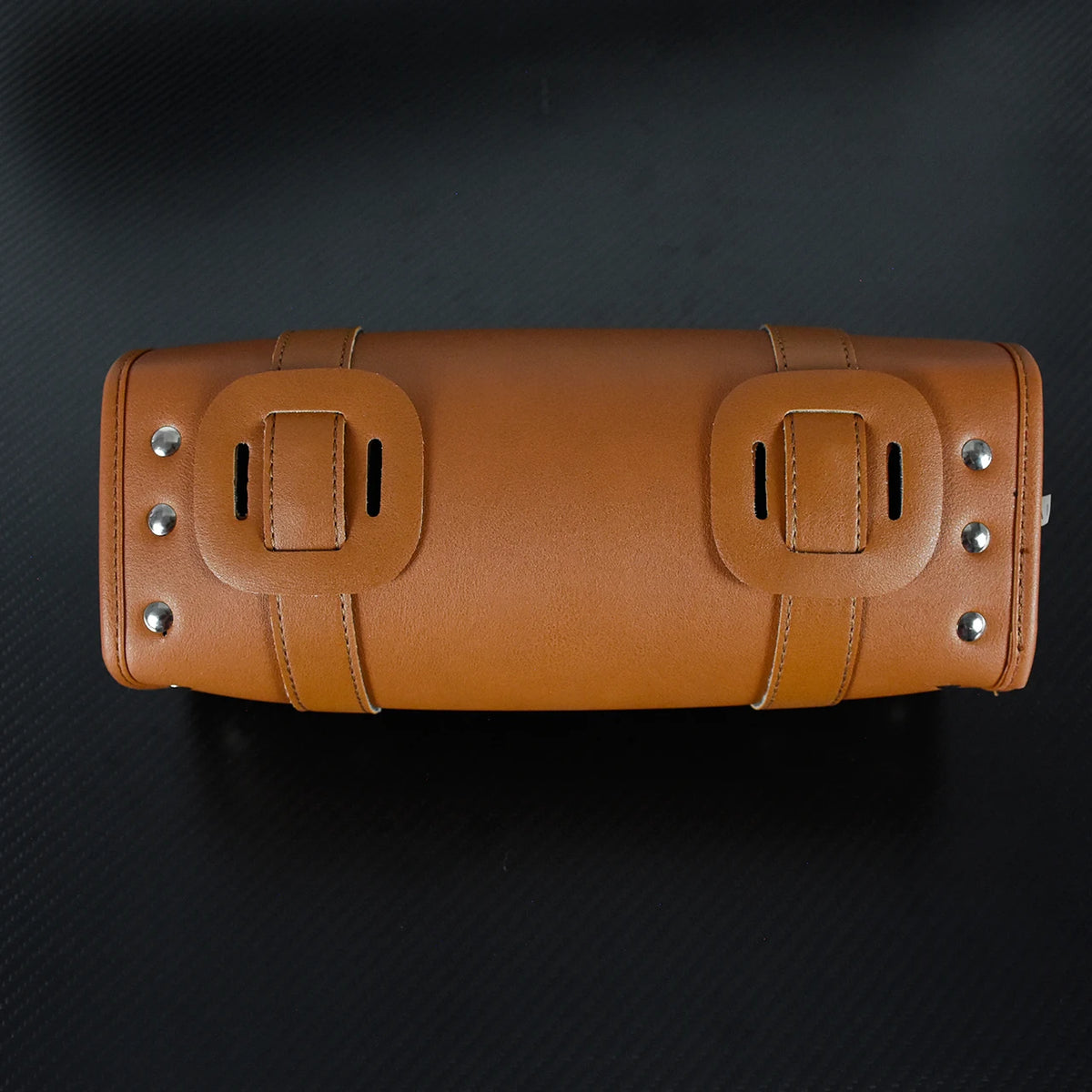 Sacoche Latérale de Selle Noire/Marron (Tool Bag) - Harley-Davidson Touring, Softail, Sportster, Dyna – photo 4/8