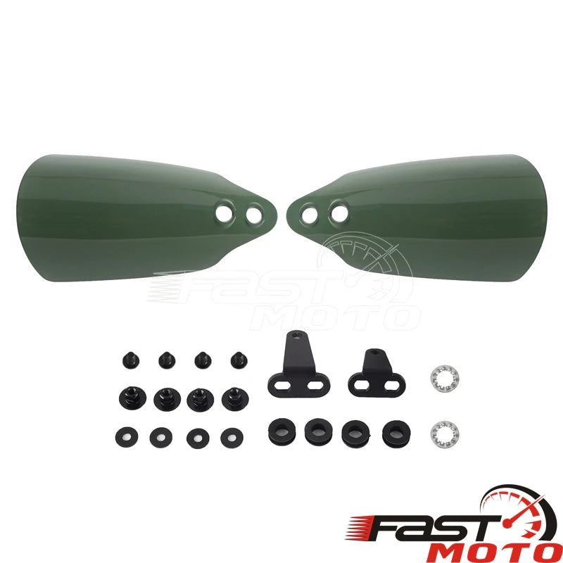 Paire de protège-mains noirs pour guidon de moto Harley-Davidson Dyna - vue 14