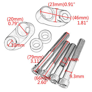 Kit de déport de clignotants pour Harley Dyna Sportster - vue 6