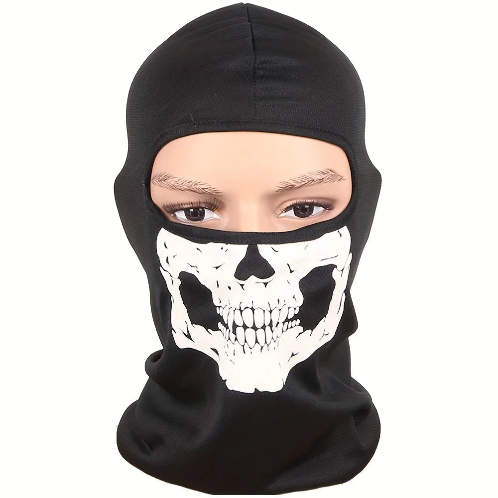 Cagoule Moto Tête de Mort - Masque Coupe-Vent - vue 3