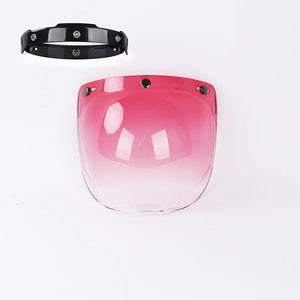 Visière bulle fumée relevable pour casque de moto - vue 23