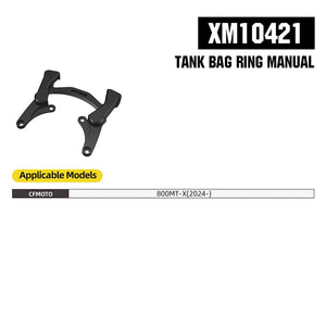 Sac de réservoir moto Rhinowalk noir à fixation magnétique - vue 28