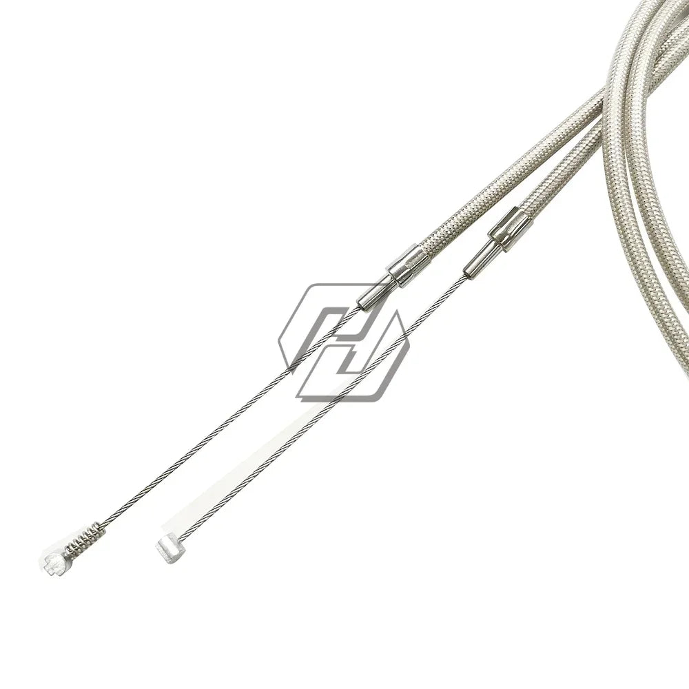 Câble d'accélérateur tressé en fils d'acier pour Harley-Davidson Sportster XL1200/883, Dyna, Road King, Electra Glide