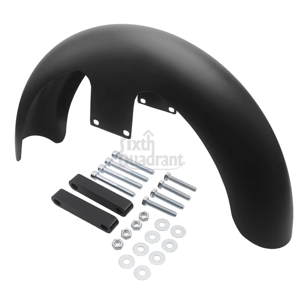 Garde-boue avant enveloppant en acier pour Harley Touring 19 pouces - vue 6