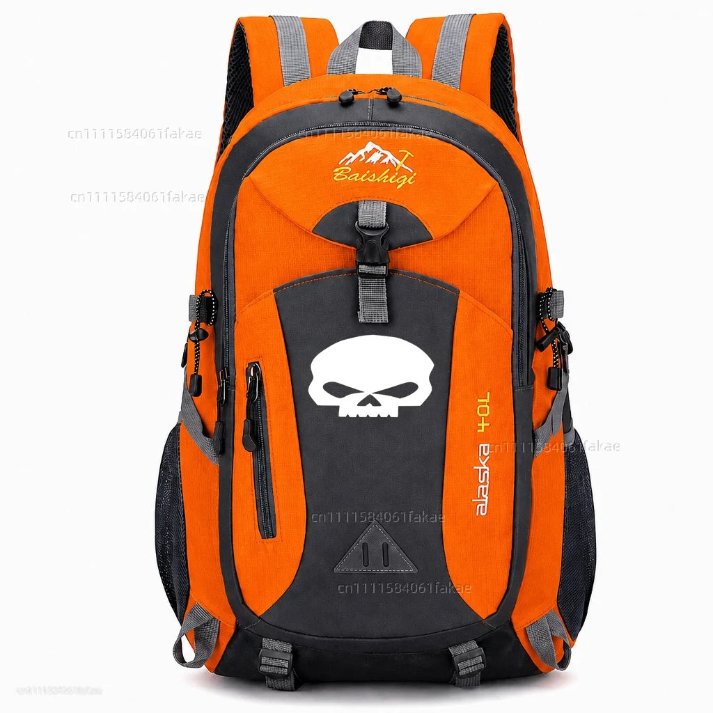 Sac à dos moto noir 40L style Harley-Davidson - vue 12