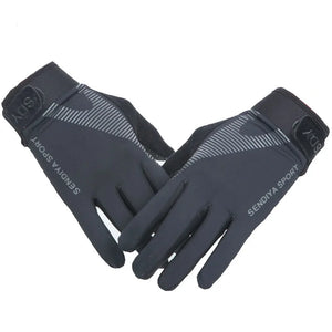 Gants légers gris compatibles écran tactile - vue 6