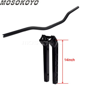 Risers pullback et guidon pour Harley Dyna Sportster Softail - vue 32