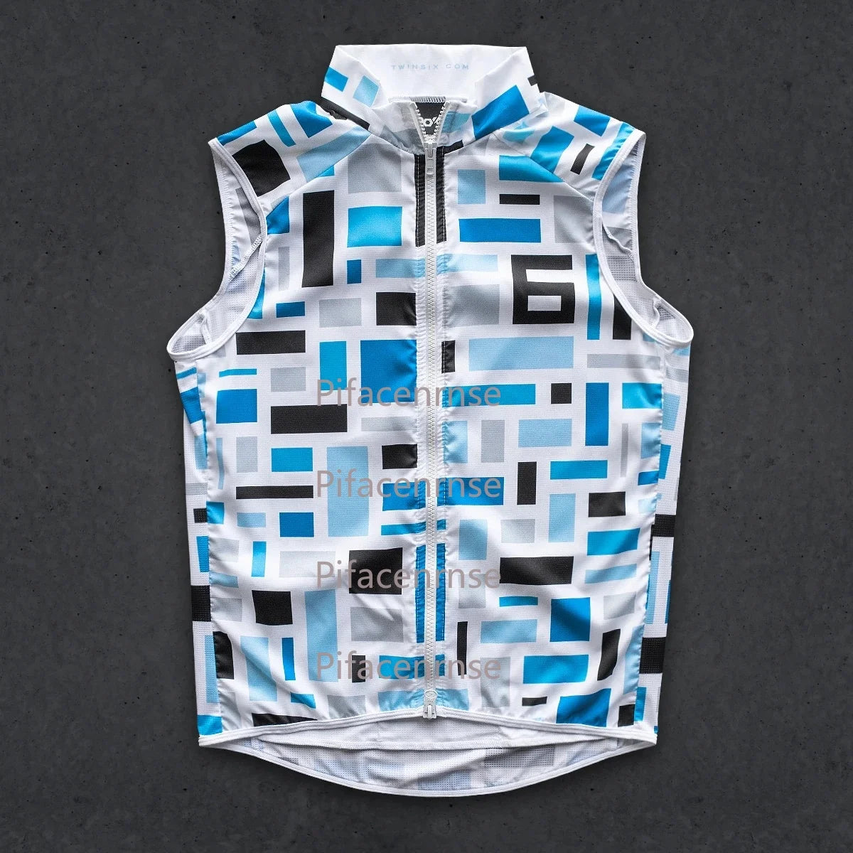 Gilet de cyclisme homme sans manches noir - vue de face - vue 11