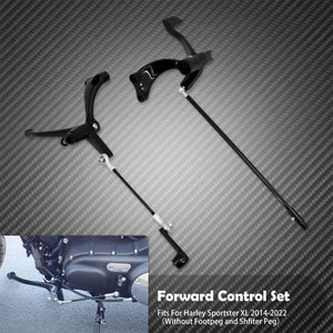 Kit de Commandes Avancées (Forward Controls) sans Repose-Pieds - Harley-Davidson Sportster XL 2004-2022 – photo 8/8