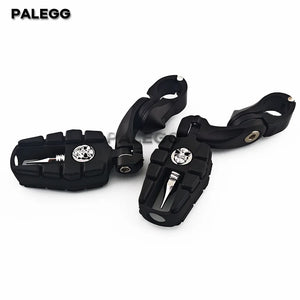 Repose-pieds highway courts et réglables 1.25 pouce pour Harley-Davidson Touring, Road King, Road Glide, Electra Glide, Street Glide, Sportster, Softail – photo 3/7