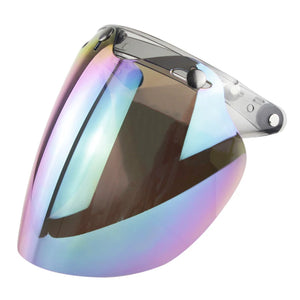 Visière Bulle Anti-UV Anti-Buée pour Casque Jet - Fixation 3 Boutons - vue 9