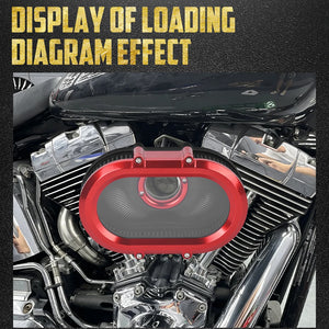 Filtre à Air avec Anneaux Décoratifs Interchangeables - Harley-Davidson Touring, Softail, Dyna, Sportster, Trike – photo 2/26