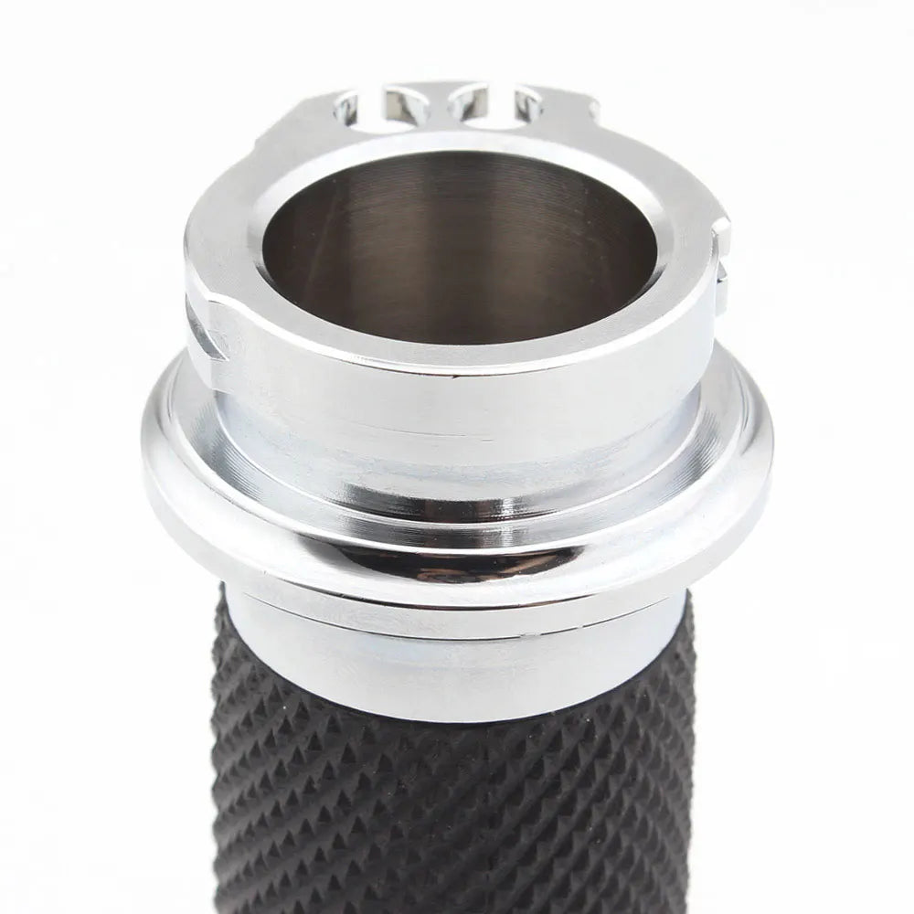 Poignées de guidon chromées pour Harley Sportster Dyna Softail - vue 6