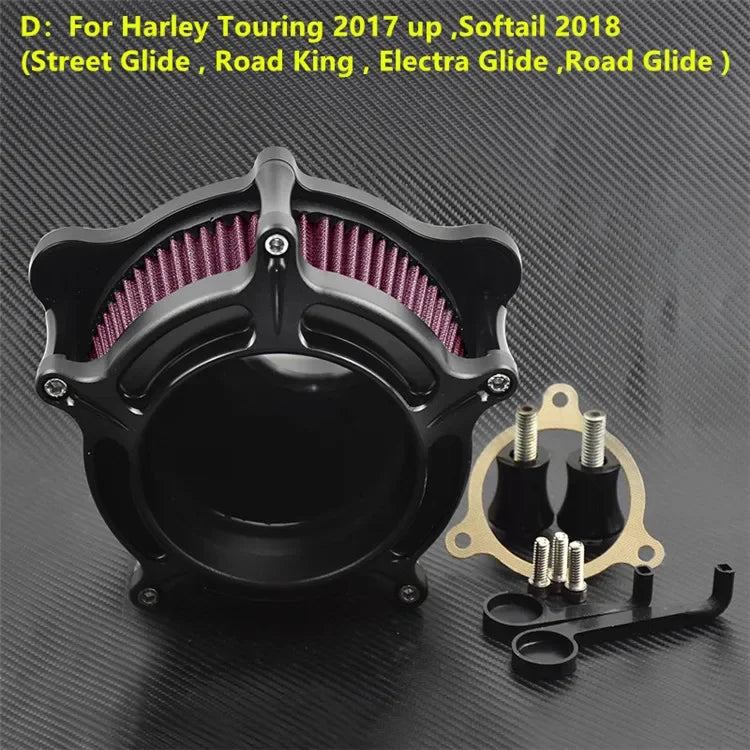 Kit filtre à air complet pour Harley-Davidson Sportster, Dyna, Softail, Touring – photo 7/14