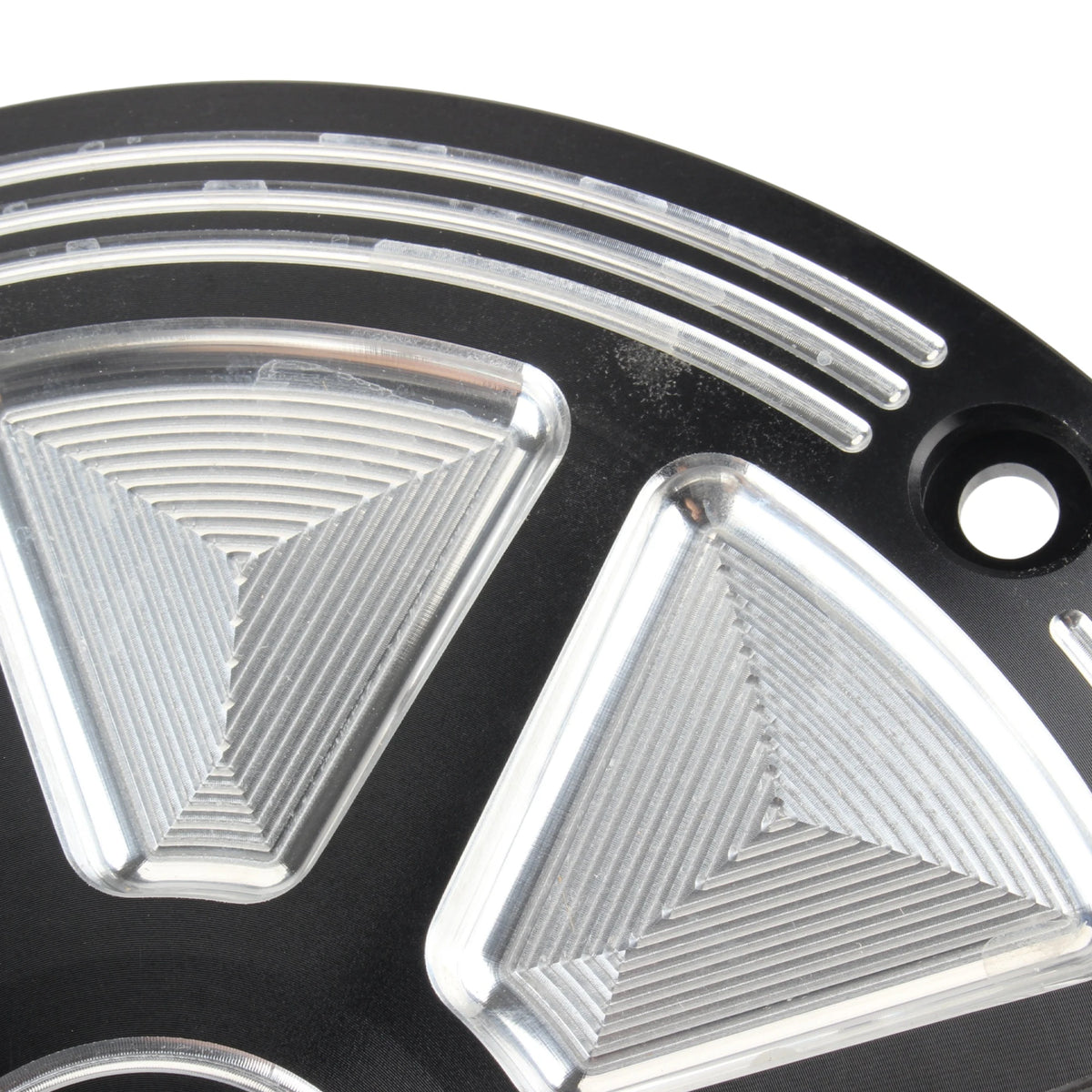 Derby cover noir usiné pour Harley Touring Softail Dyna - vue 3