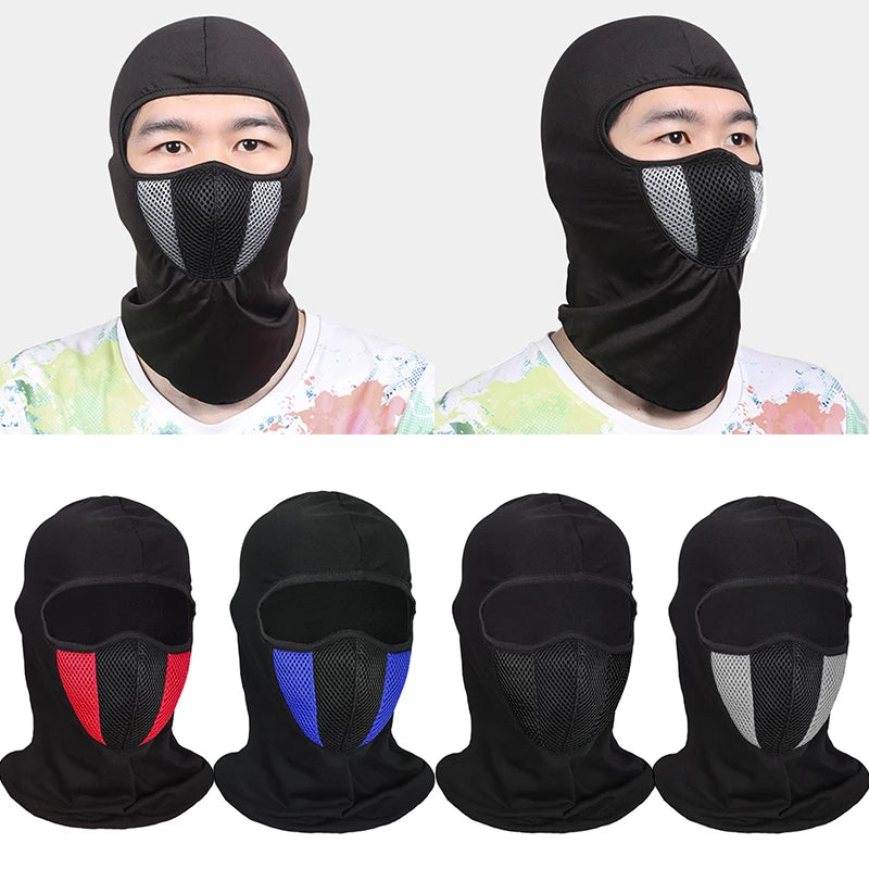 Cagoule moto respirante multicolore