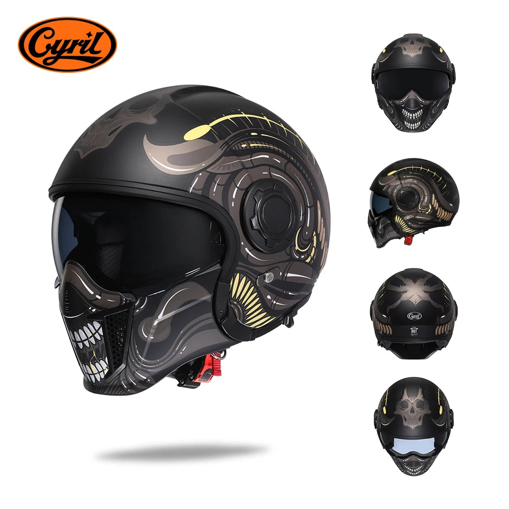 Casque moto modulable homme, vue de trois quarts - vue 16