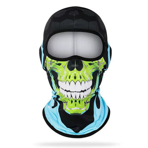 Cagoule moto imprimée tête de mort - vue 7