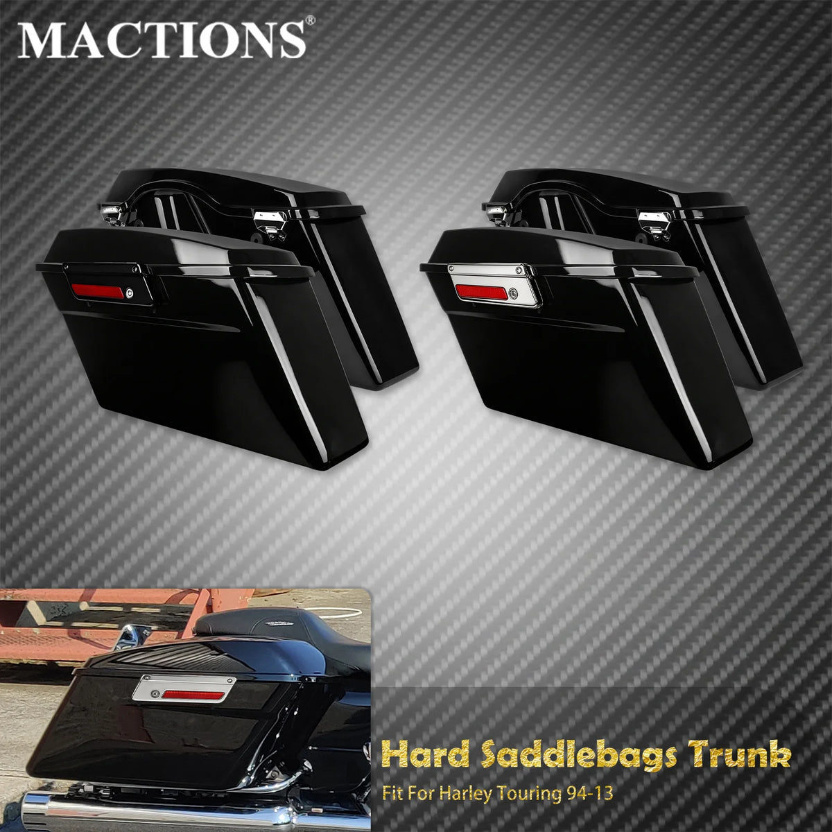 Kit de Caches Fourche Avant (Supérieurs et Inférieurs) - Harley-Davidson Softail Breakout 2018-2025 – photo 1/8