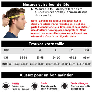 Casque moto modulable rétro, doublure intérieure amovible - vue 6