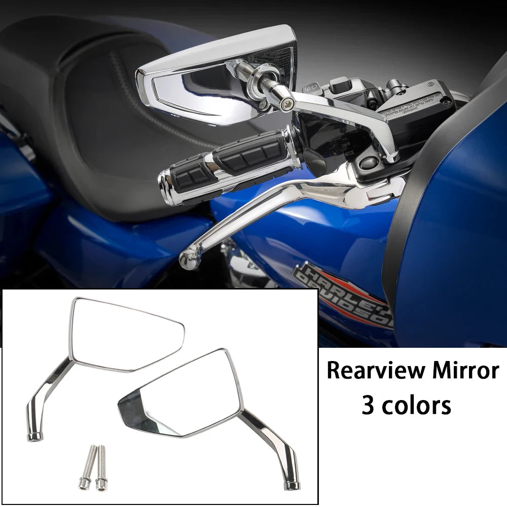 Paire de Rétroviseurs Convexes Chicane Aluminium - Harley-Davidson Electra Glide, Street Glide, Road Glide ST CVO 2023-2025 – photo 1/9