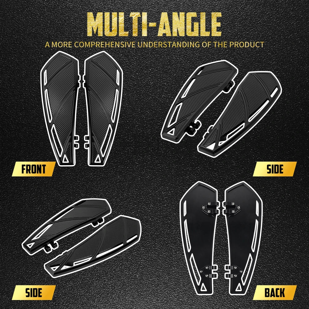 Marchepieds pilote (floorboards) avant - Harley Touring Road Street Electra Glide, Softail FL, FLD – photo 2/8