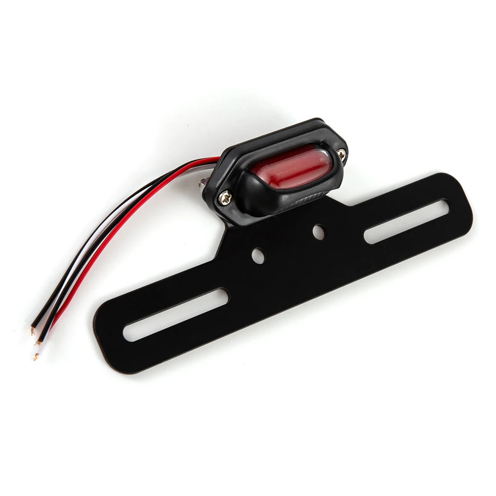 Feu arrière LED avec éclairage de plaque pour Harley custom - vue 4