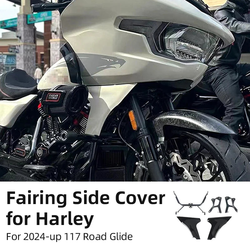 Cache Latéral de Carénage avec Support (Fairing Side Cover) - Harley-Davidson Road Glide 117 2024 et plus récent – photo 1/7