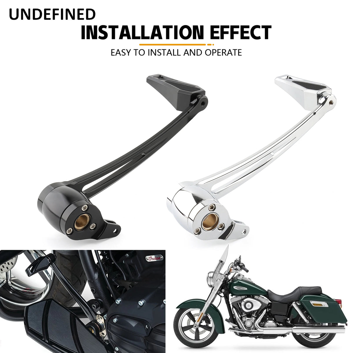 Kit levier de frein Phantom avec sélecteur de vitesses et pontets pour Harley-Davidson Touring et Trike (2014 et +) – photo 3/14