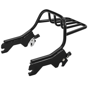 Porte-bagages deux-places noir brillant pour Harley-Davidson Sport Glide et Low Rider FXLR - vue 1