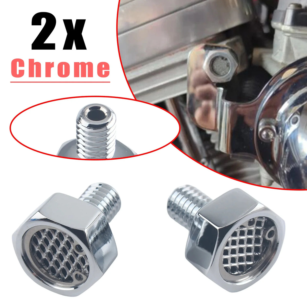 Vis de reniflard pour Harley Twin Cam - vue 1