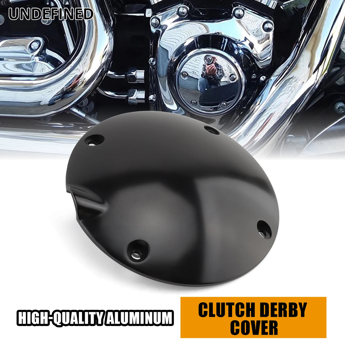 Cache d'Embrayage Tête de Mort (Skull Derby Cover) - Harley-Davidson Sportster 883/1200 XL XLH 1994-2003 – photo 1/15