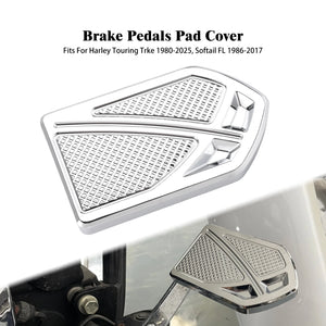 Cache de pédale de frein noir et chromé pour moto Harley-Davidson - vue 7