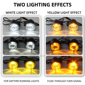 Clignotant avant LED fumé monté sur une Harley-Davidson Nightster - vue 4