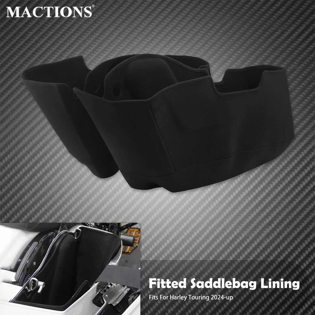 Doublures Intérieures Premium pour Sacoches Rigides - Harley-Davidson Touring FLHX/FLTRX 2024 et plus récent – photo 1/7