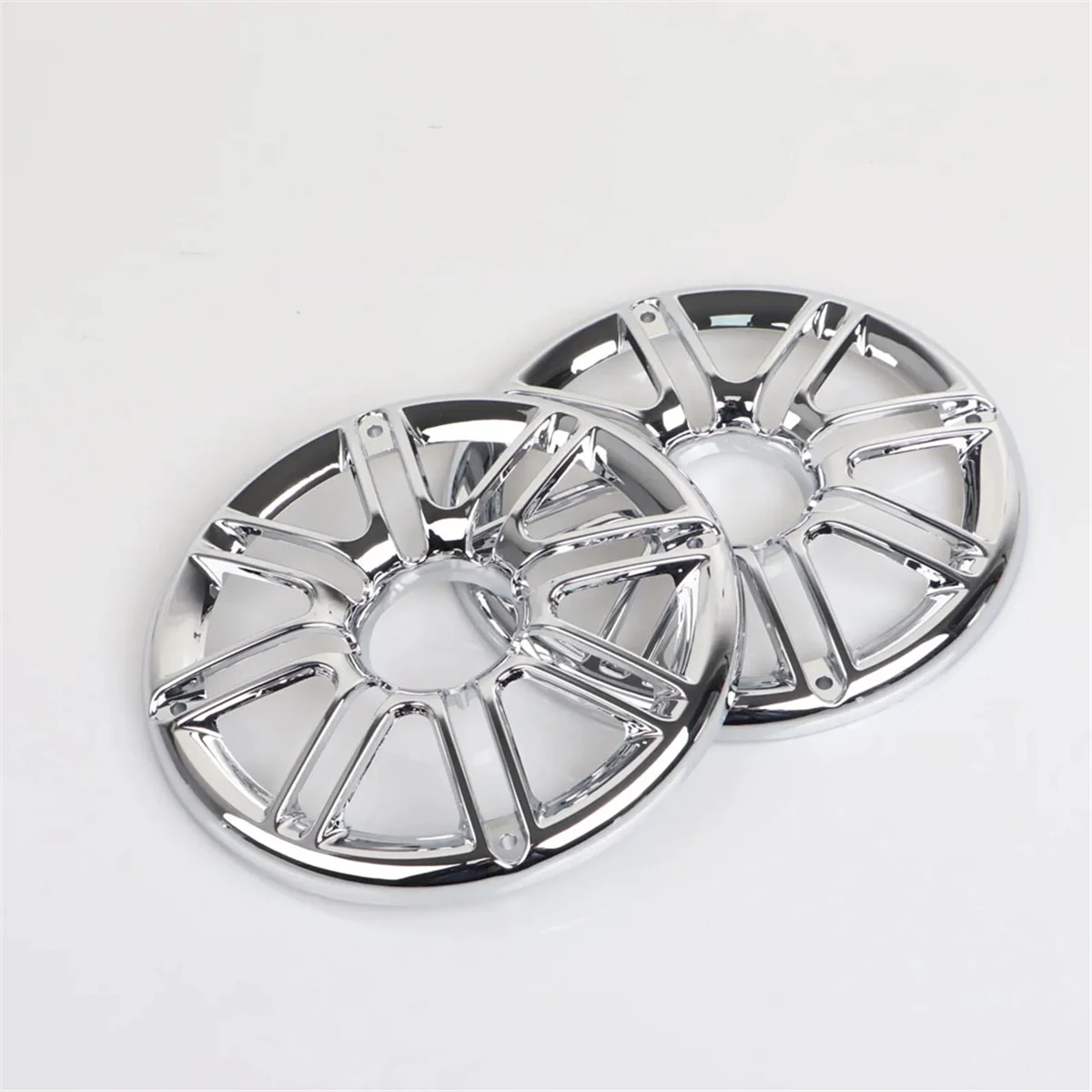 Anneaux de finition chromés pour haut-parleurs arrière ronds Harley-Davidson Electra Glide, Tri Glide et Ultra Limited - vue 4