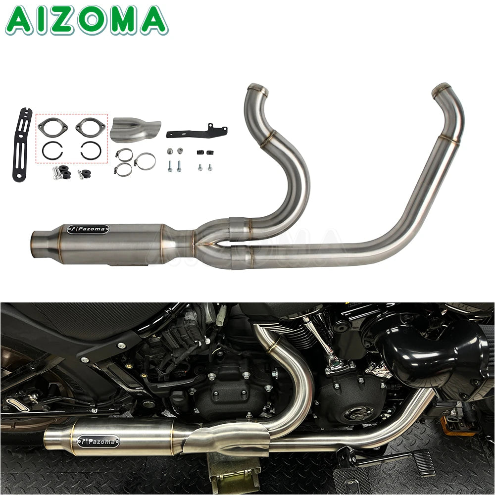 Système d'échappement pour Harley-Davidson Softail Low Rider ST FXLRST EI Diablo FXRST 117 2022 2023-24 – photo 14/20