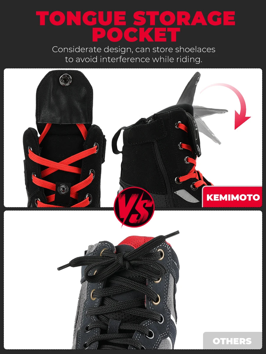 Chaussures moto avec protège-cheville - vue 5