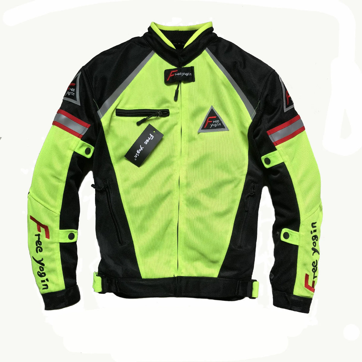 Blouson moto homme respirant, protections amovibles - vue 7