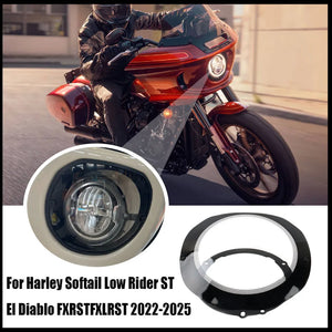 Cache de phare pour Harley Low Rider ST - vue 1