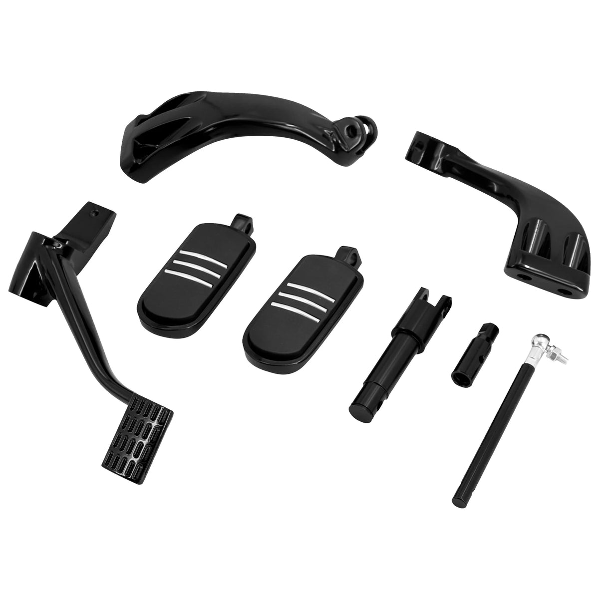 Kit de commandes centrales (Mid Control) repose-pieds, levier de frein et sélecteur - Harley-Davidson Sportster XL 2014-2022 – photo 2/6